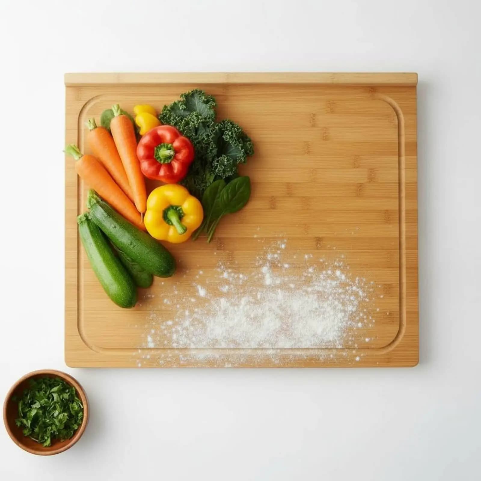 Innovative Bamboo Kitchen Chopping Board with Edge Lip Cutting Boards for Kitchen Home Accessories