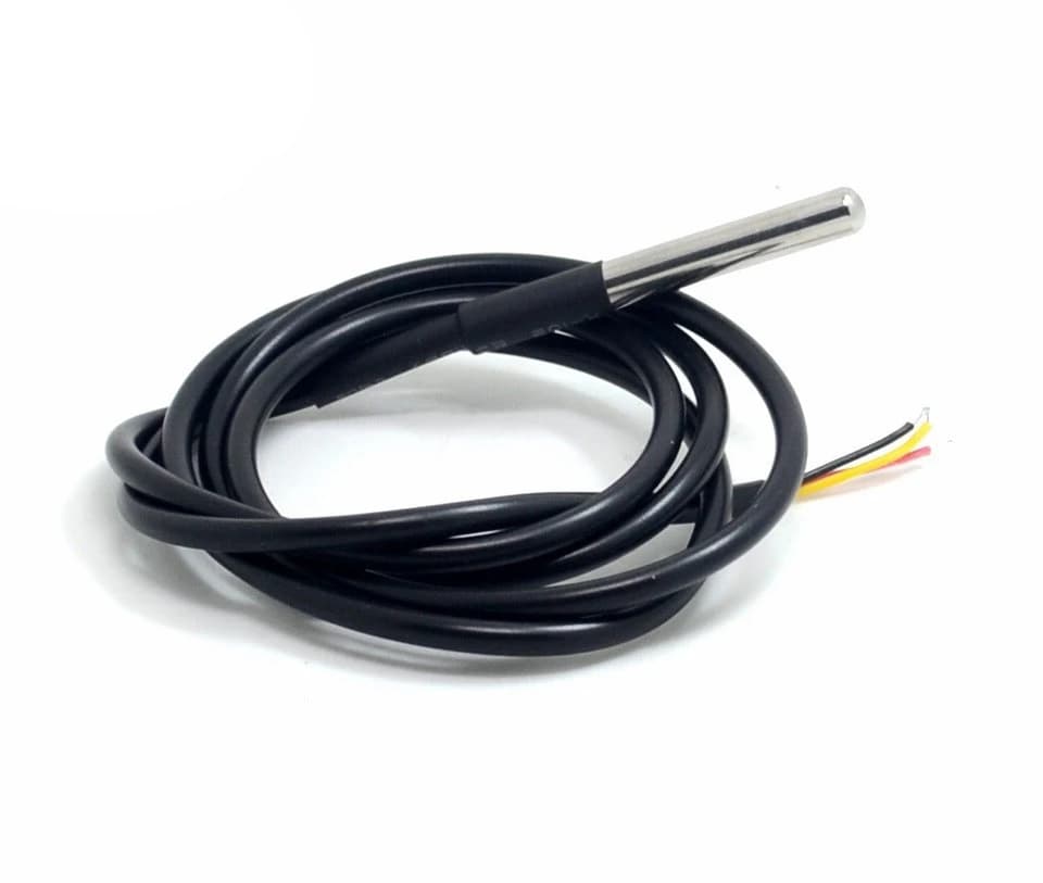 Digital thermal sensor with 1/2 M DS18B20 waterproof temperature sensor for Arduino