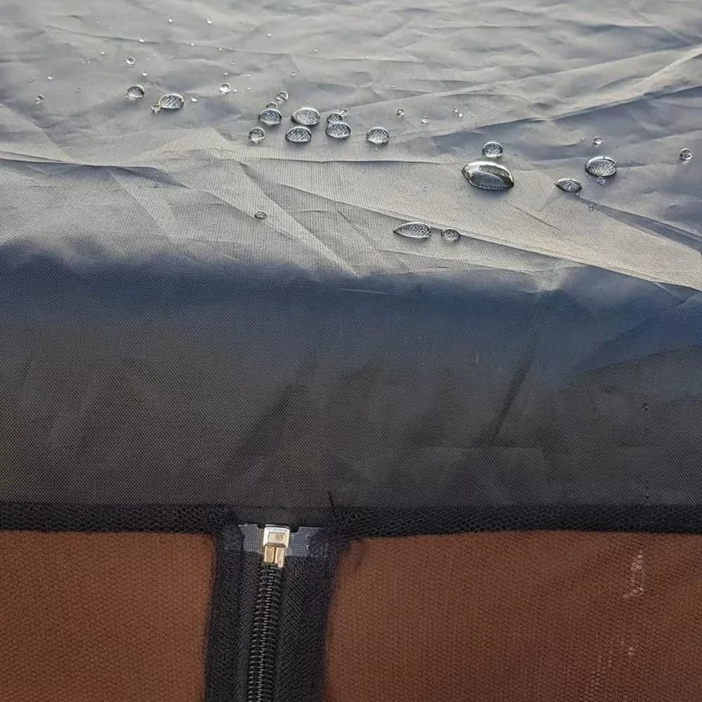 Zanzariera con Apertura a Cerniera per Sedia, Design Pieghevole, Dimensioni Compatte, Rete Protettiva Contro gli Insetti, Facile da Installare, Tenda a Rete da Viaggio per Pesca
