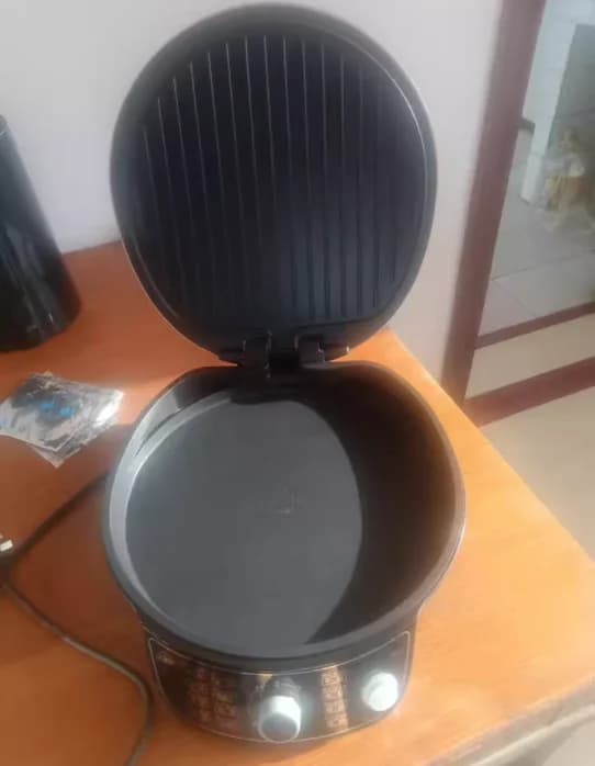 220V Aggiornamento Riscaldamento bifacciale SUPOR Teglia elettrica per uso domestico Pancake Maker antiaderente Frittura approfondita e allargata AD
