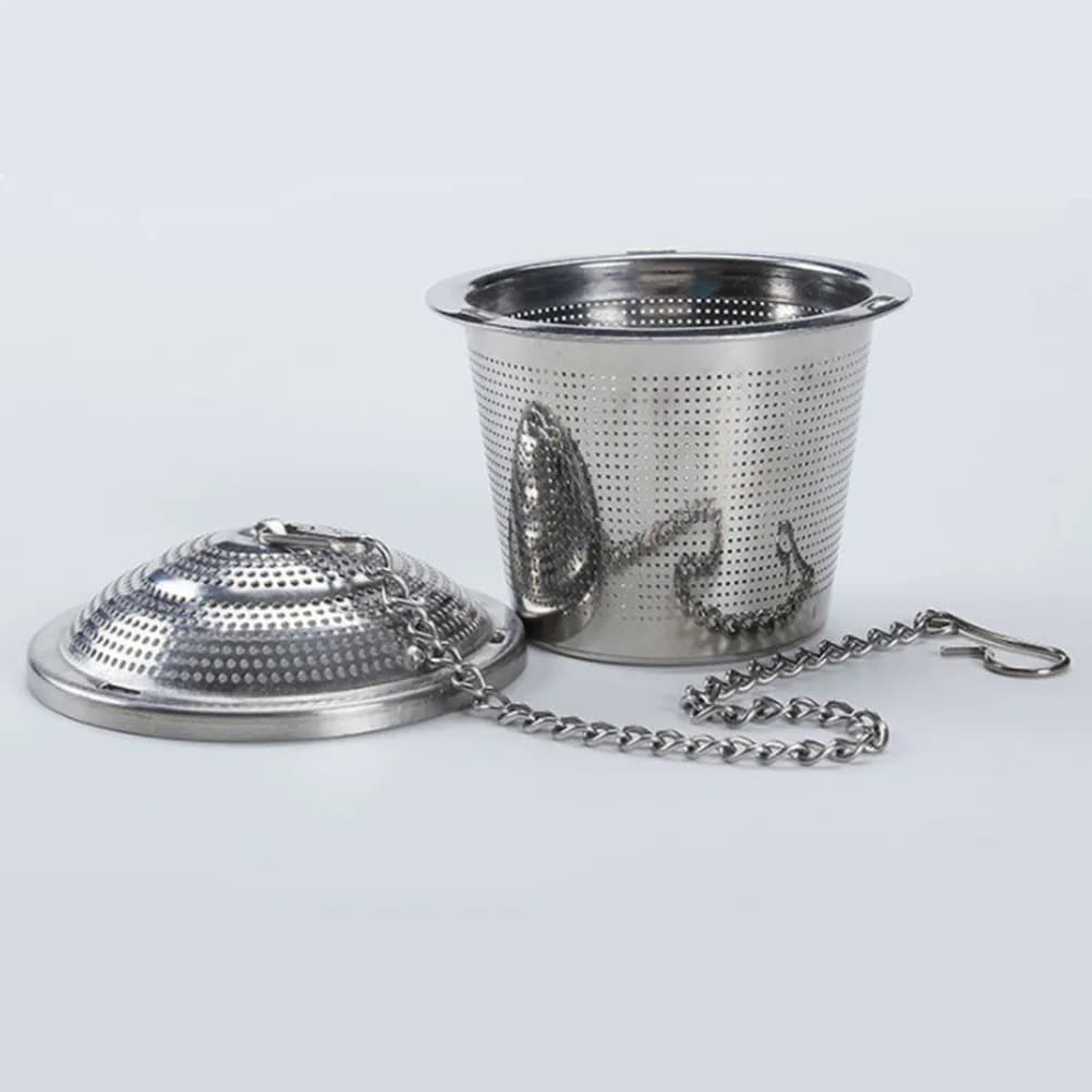 3Pcs High Quality Stainless Steel Tea Leaker Set Creative Tea Filter Strainer Infuser for Loose Leaf Herbs Spices Daily Use