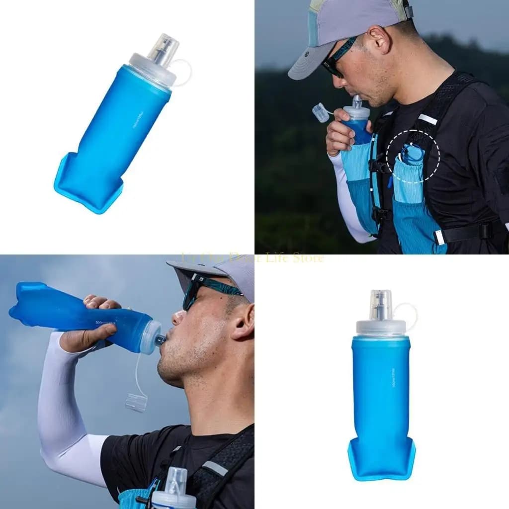 77 foldable water bottle for outdoor sports Bottle for water hydration Soft bottles Bottles
