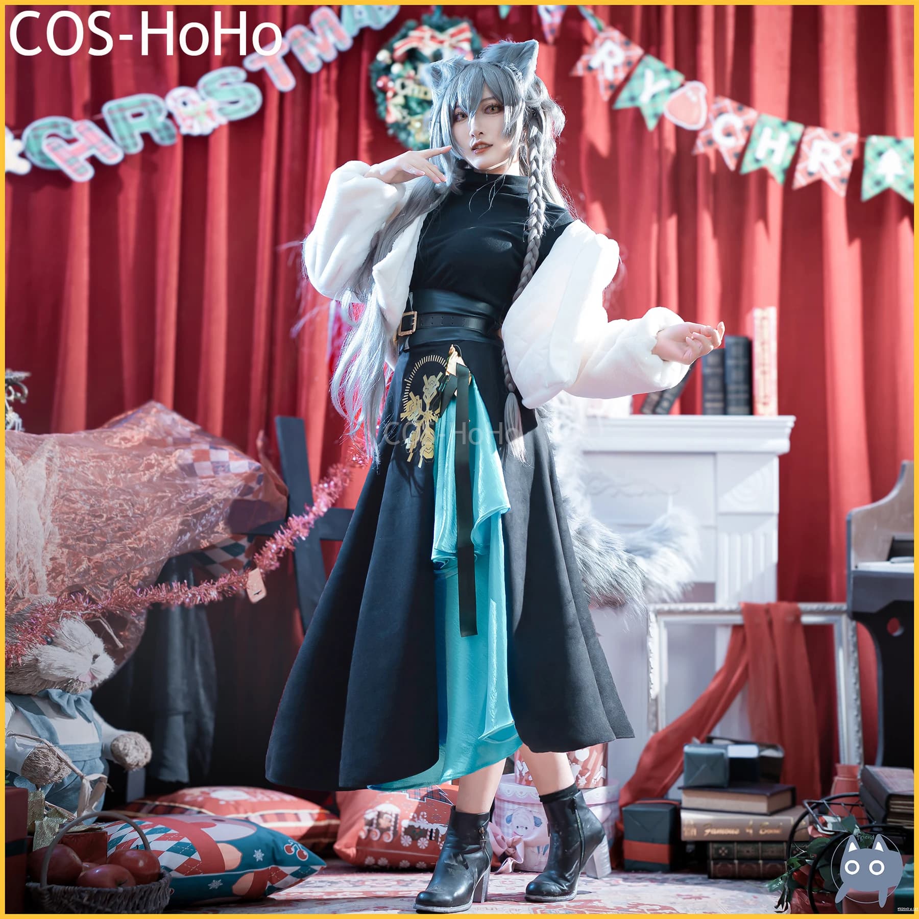 COS-HoHo Arknights Penance Occasionally Intoxicated Game Suit Uniform Cosplay Costume Halloween Party Role Play Outfit Women