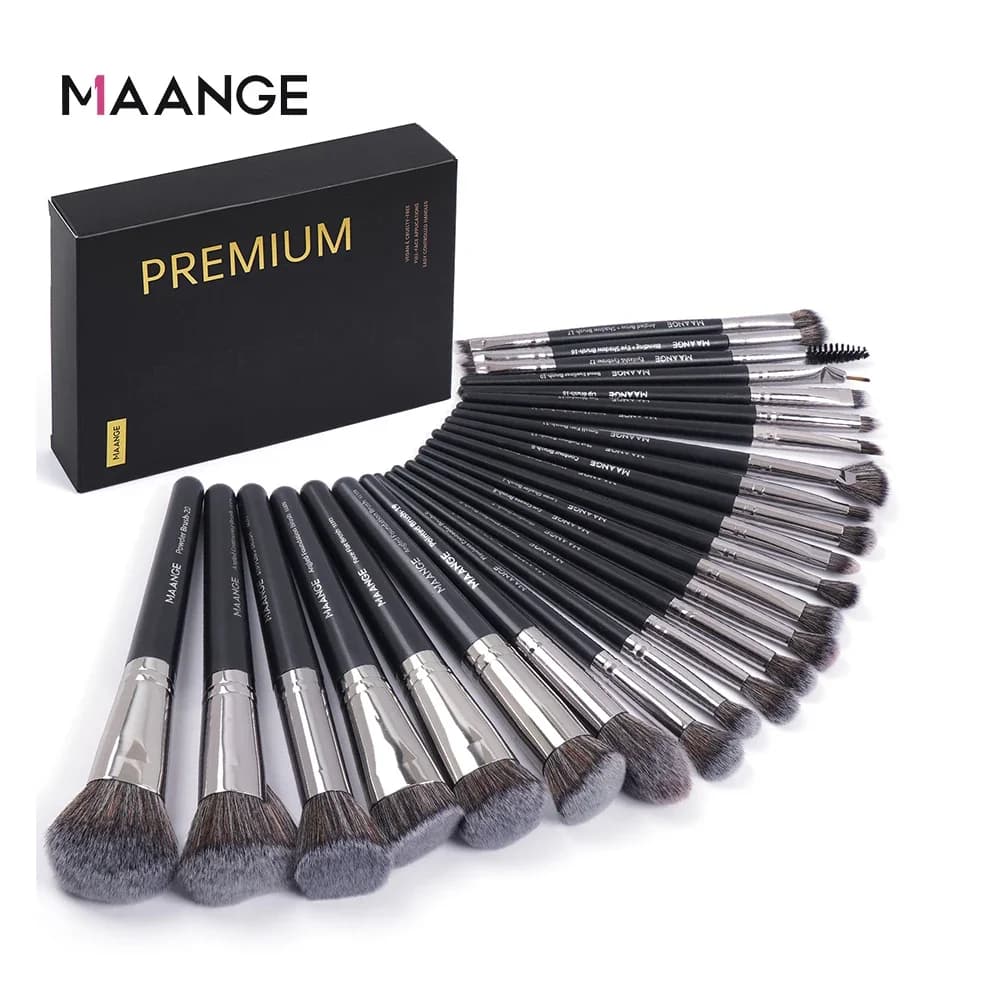 MAANGE professional gift box 25 pieces Kit of brushes for make-up brushes for the beauty of the eyes of the face for foundation hide brush for shade contour