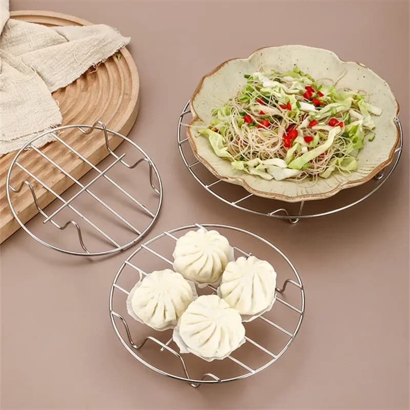 Stainless Steel Pots Steam Cooking Cream Cooking Brush Airfryer Grill Food Accessories Steam Cooking Rastrelliere