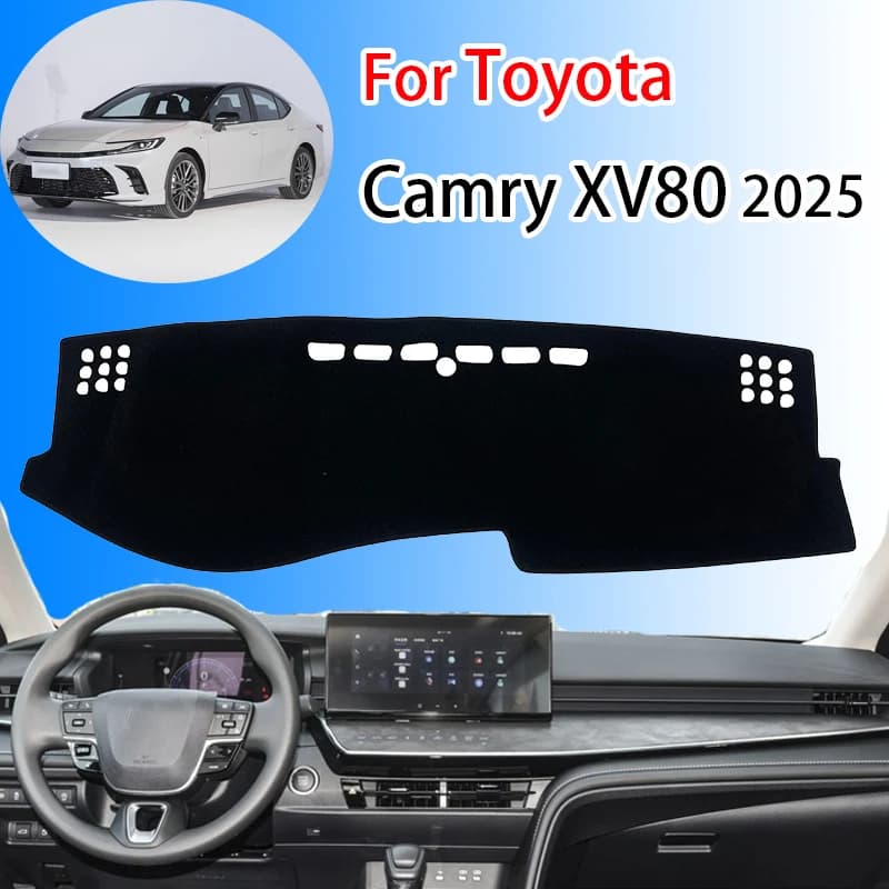 Per Toyota Camry XV80 2025 Cuscino antiscivolo Cruscotto Tappeto Copertura Dash Zerbino Protettivo Evitare Luce Tappeto Accessori Auto Anti-UV