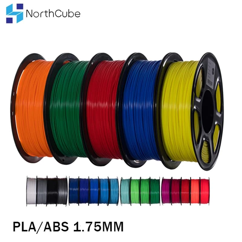 3D Printer Filament NorthCube PLA/ABS/PETG 1,75MM 343M/10M10Colors 1KG 3D Printer Plastic Material for 3D Printer and 3D Pen