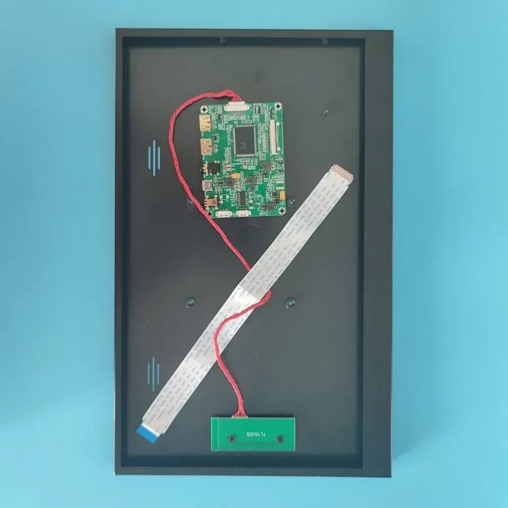 kit for LP140QH1 14" 2560x1440 Metal alloy Ultra-thin Panel Back cover case box + EDP Controller board 2 Mini HDMI-compatible