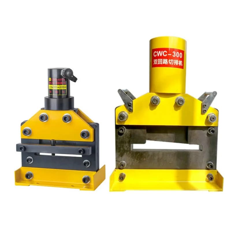 Hydraulic Cutting Machine for Cutting Copper and Aluminum Bars, Cutting Machine and Iron Cesoiatura Plate with Ground Mass