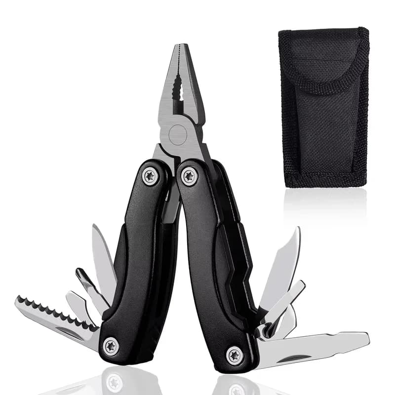 Mini Pocket Multitool Pliers Set, Multi Function Survival Tool for Camping Hiking, Gift for Men