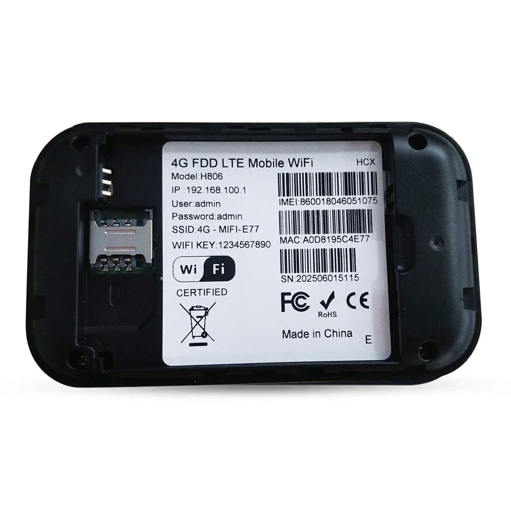 Ripetitore WiFi Portatile 4/5G LTE, Amplificatore di Segnale, Espansore di Rete, Adattatore 150Mbps con Slot per Scheda SIM, Modem Extender Dongle