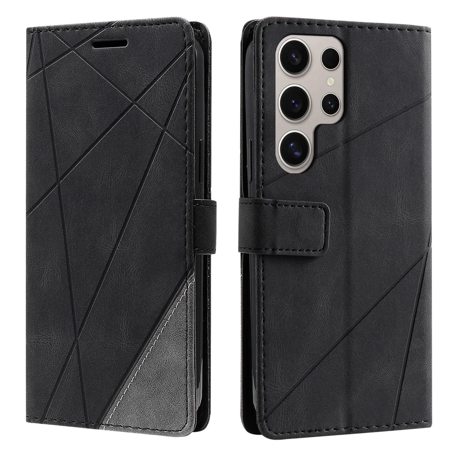 Case for Samsung Galaxy S26 S25 S24 Ultra S23 S22 S21 Plus A27 A57 A37 A17 A07 A56 A36 A26 A16 Leather Card Slot Wallet Cover