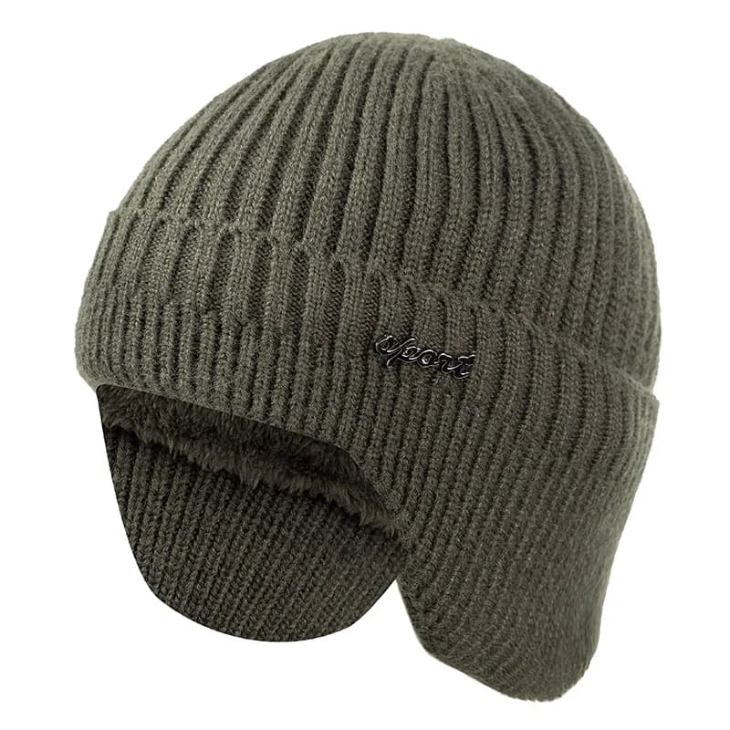 Vendita calda Protezione per le orecchie Cappelli invernali Elegante berretto morbido per uomo Donna Classico cappello con paraorecchie lavorato a maglia Berretto caldo con orecchie
