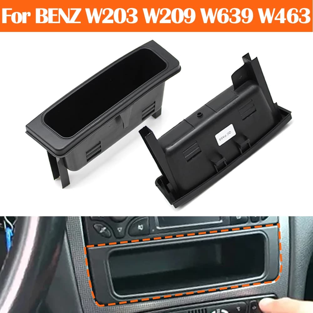 2036830291 Car Center Console Vassoio portaoggetti Box Organizer Resto Holder per Mercedes Benz C CLK Vito Classe G W203 W209 W639 W463