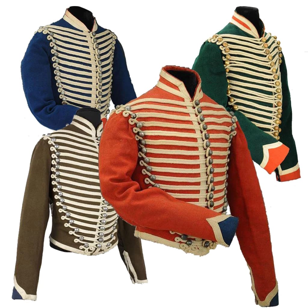 Secondo Impero (1845-1869) Dolman Of The Hussard Regiment Costume Giacca Ufficiale Hussard Uniforme Militare Realizzato su misura