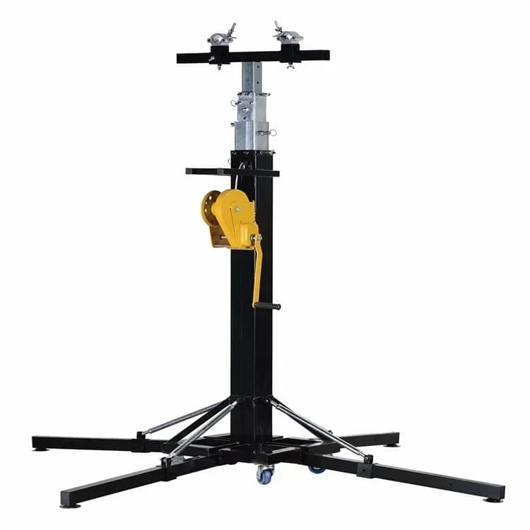 durevole supporto per treppiede per altoparlante estensibile con tubo metallico da 0,6 mm