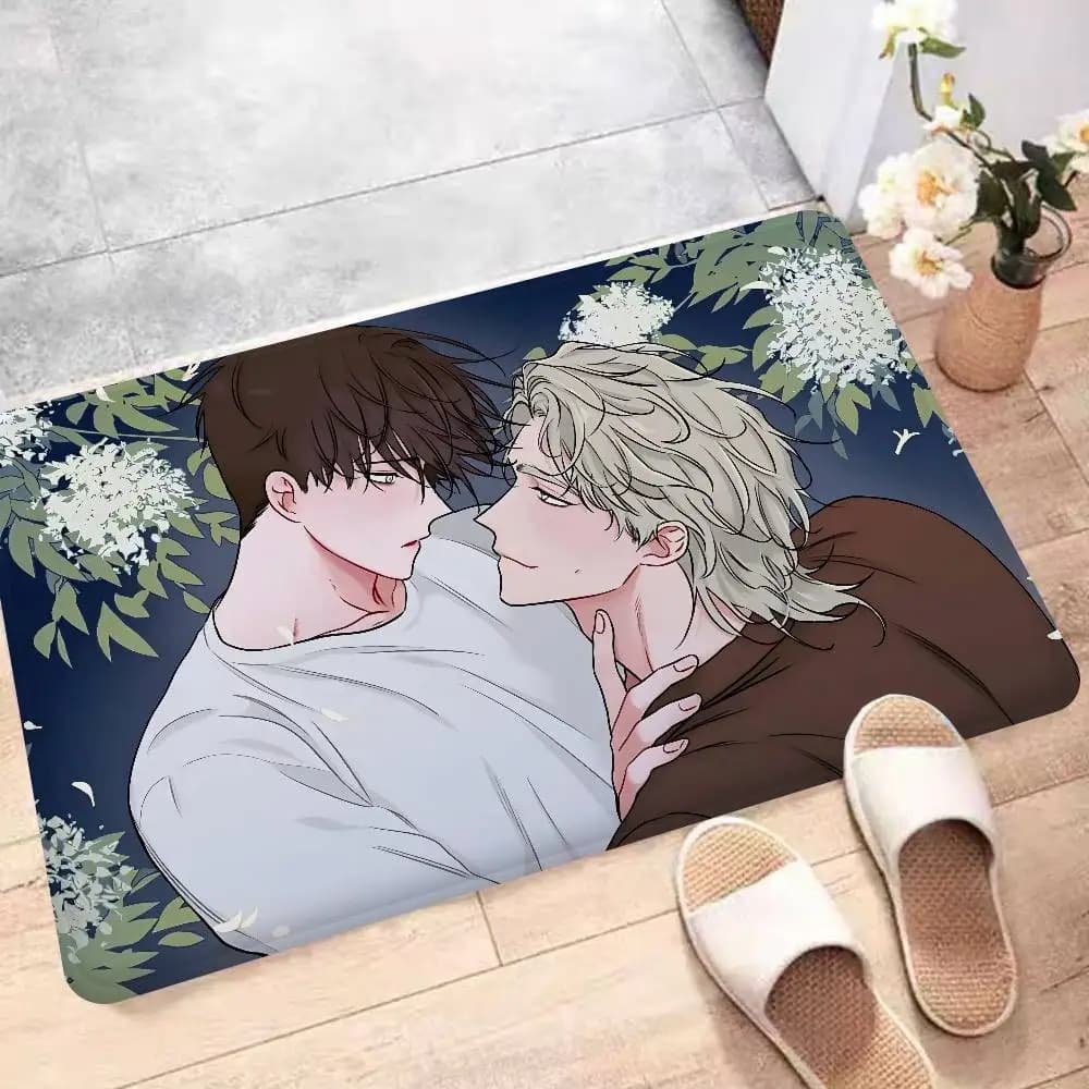 Tappeto Anime Low Tide In T-Twilight per corridoio, stile INS, morbido, per camera da letto, lavanderia, antiscivolo, per zona letto