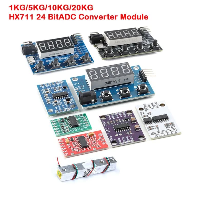 Load Cell HX711 AD Module Weight Sensor Digital Display Electronic Scale Weighing Pressure Sensors for arduino