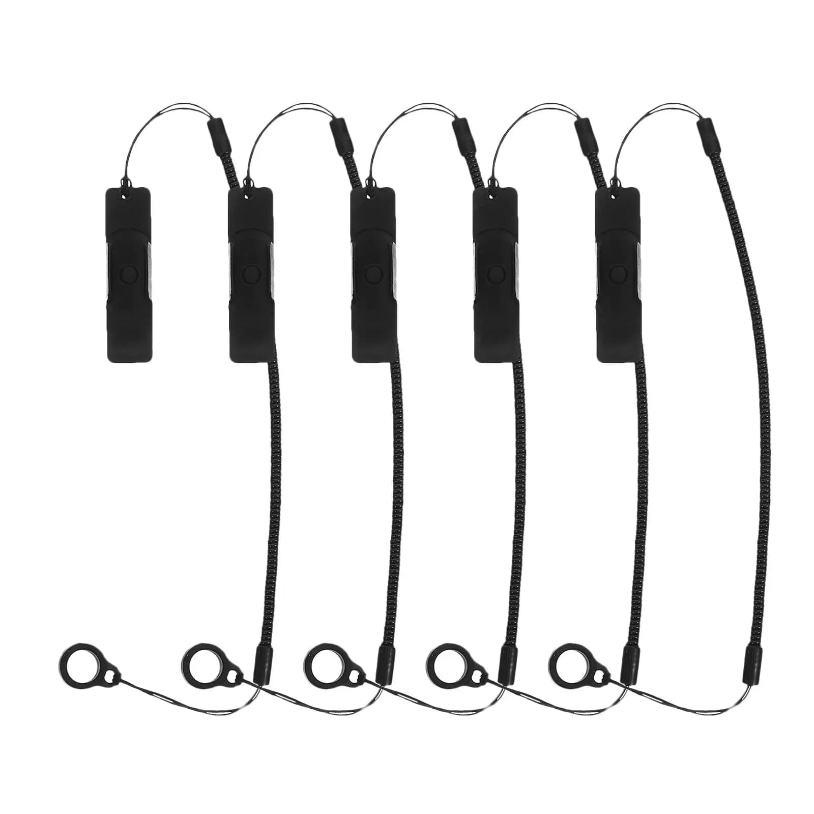 Set di 5 Cordini Elastici a Molla per Stilo, Supporto Retrattile per Penna, Laccetto per Dispositivi Touchscreen e Tavolette Grafiche