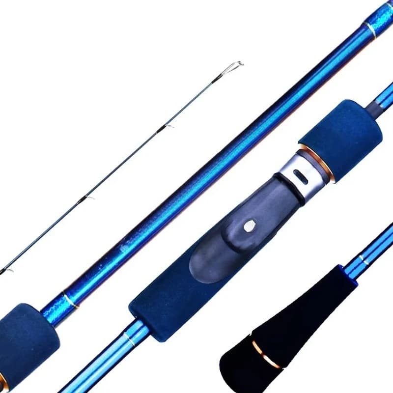 Canna da Pesca per Slow Pitch Jigging con 1.5 Sezioni e Guide a Spirale, Modello Chameleon Painting Top