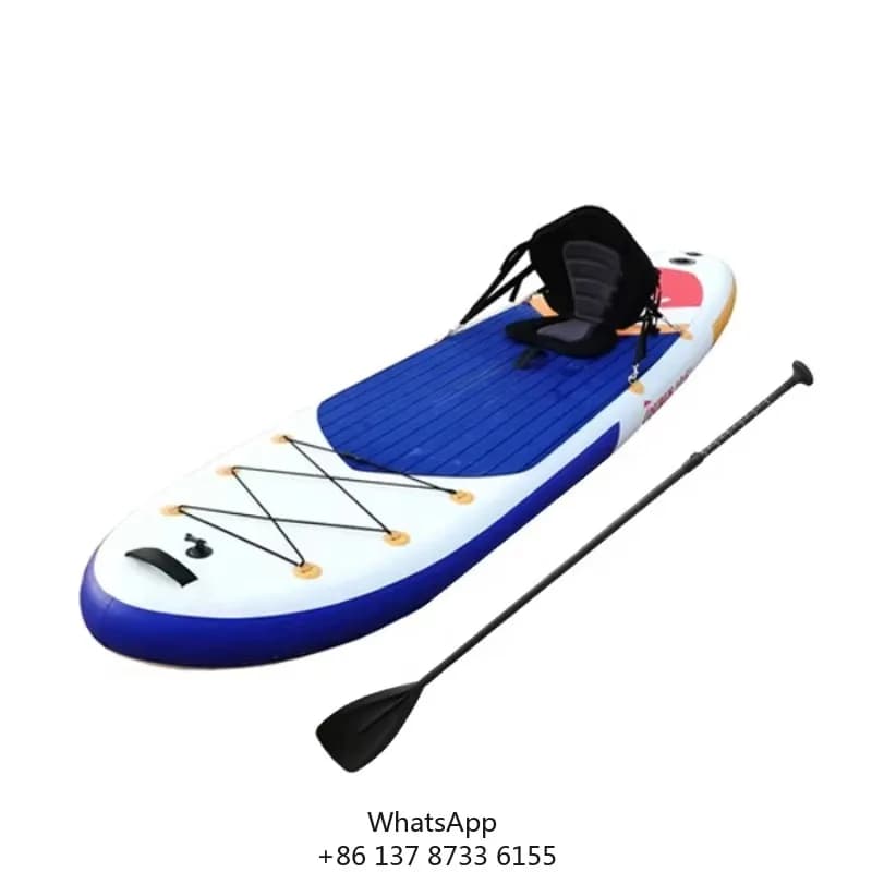 Tavola da Stand Up Paddle Gonfiabile Allround 10'6'' di Lunghezza, 31'' di Larghezza, 6'' di Spessore, con Sedile per Kayak