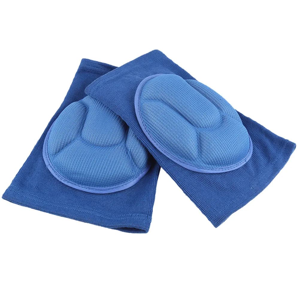 1 paio di protezioni per ginocchia con spugna spessa, supporto per ginocchia per sport, pallavolo, basket, danza, fitness, attività all'aperto