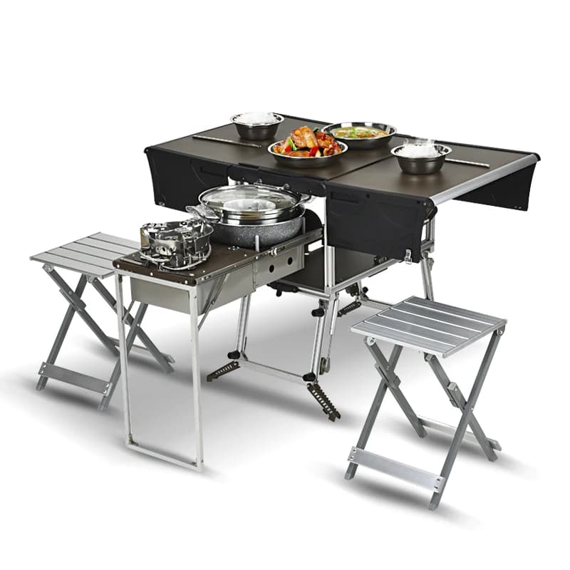 Cucina mobile per auto Coppia Picnic Forniture da campeggio Attrezzatura Fornello portatile