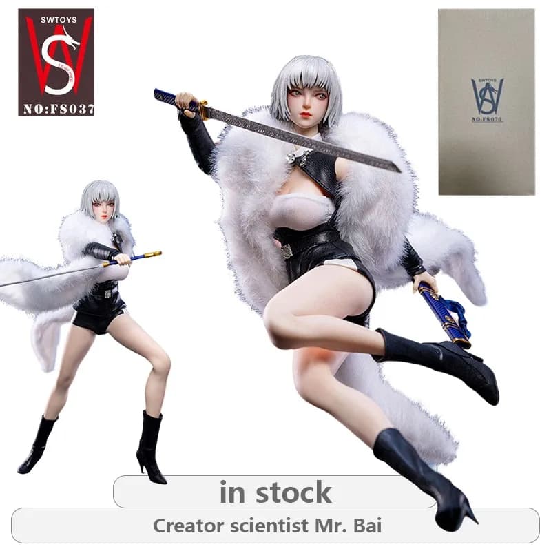 SWTOYS Originale Serie Action Figure 1/6, Modellino del Creatore e Scienziato Mr. Bai, Action Figure Anime, Giocattoli Modellini Snodabili, Regali per Ragazzi