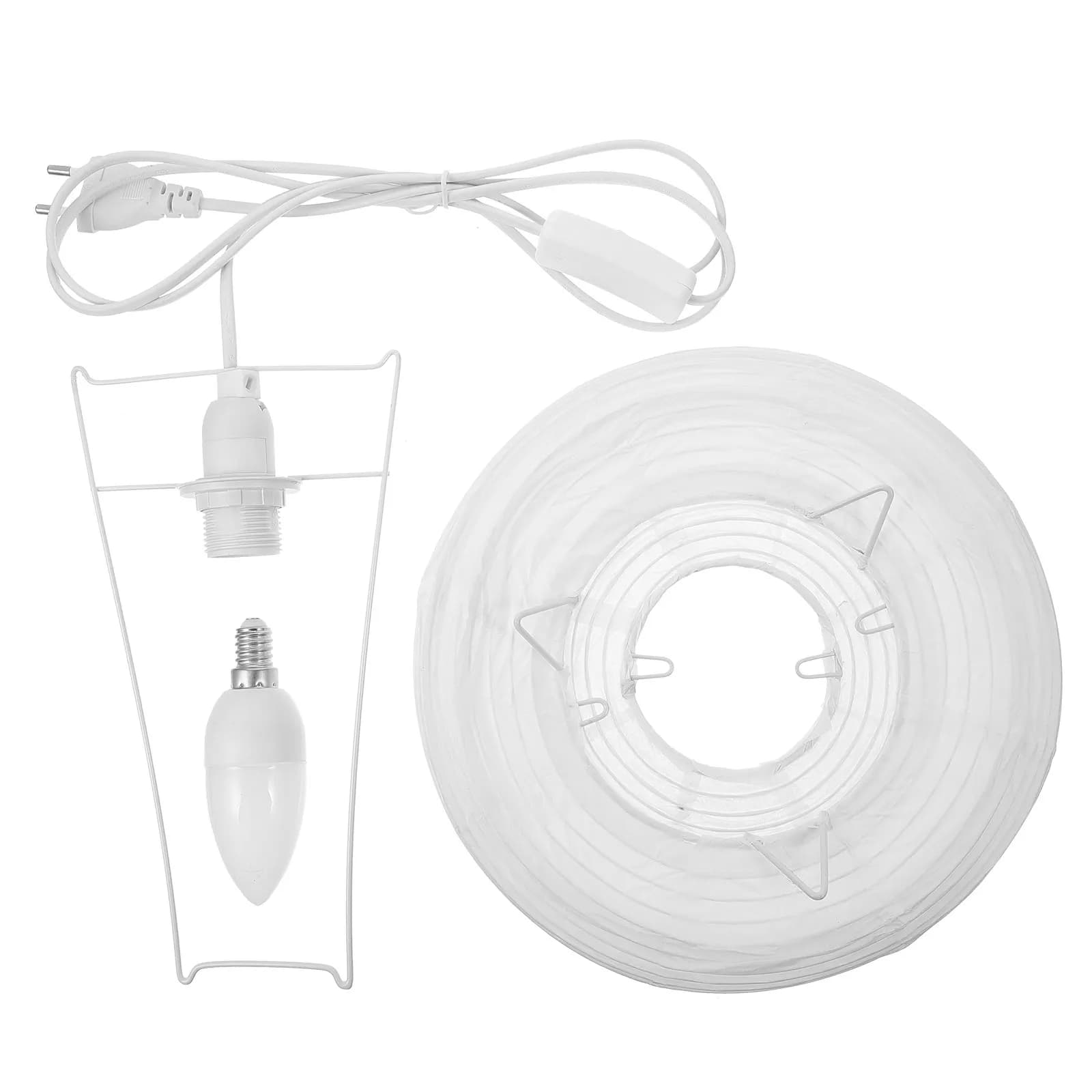 Lampada a Lanterna in Carta di Riso Premium, Design Semplice ed Elegante, Luce Calda e Rilassante per Comodino, Camera da Letto, Dormitorio