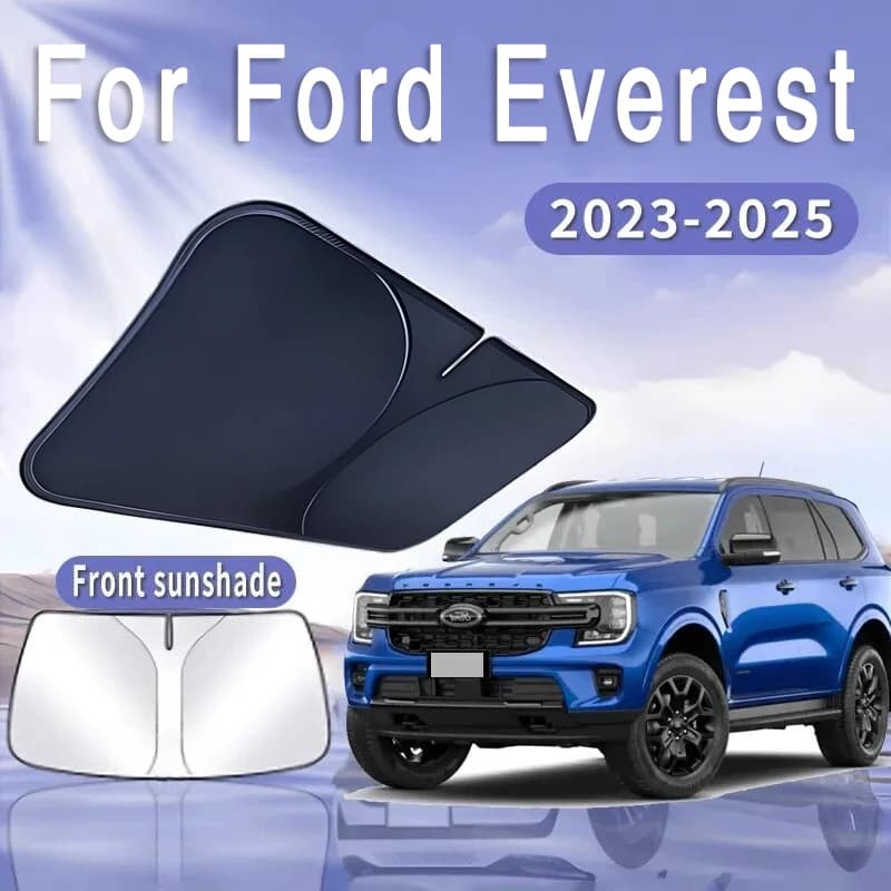 Per Ford Everest 2023 2024 2025 Pieghevole Auto Visiera Parasole Parabrezza Anteriore Parasole Isolamento Termico Raffreddamento Estivo Accessori Auto