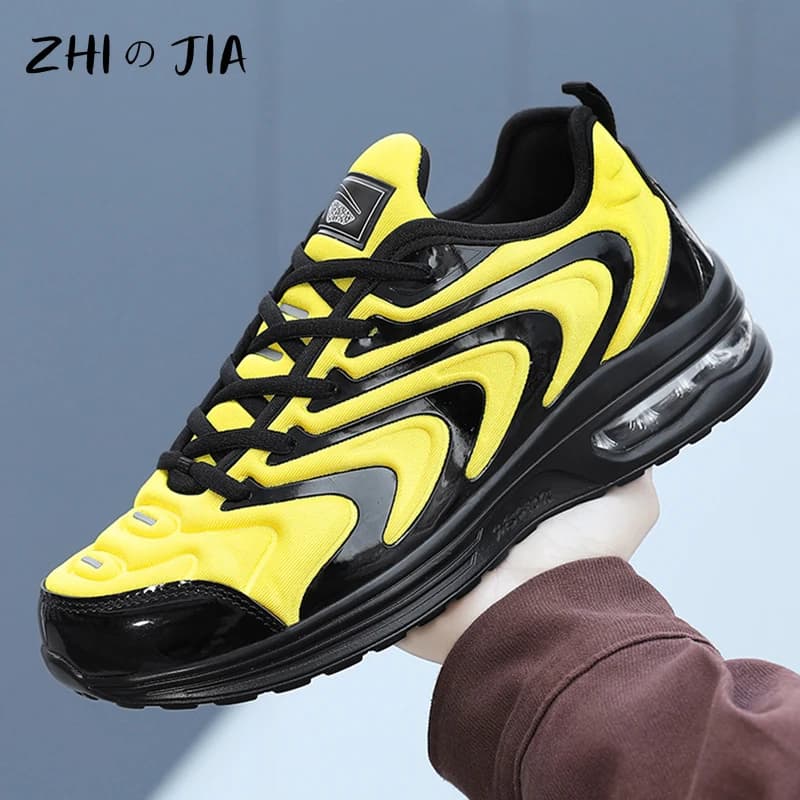 Sneakers alla Moda per Uomo, Scarpe Casual con Ammortizzazione ad Aria, Calzature per Corsa e Fitness all'Aperto Primavera-Autunno