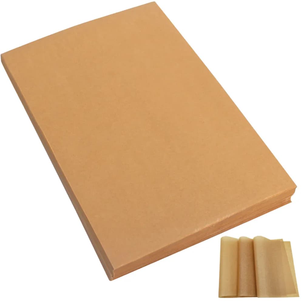 100 Fogli di Carta da Forno Antiaderente Multifunzione per Friggitrice ad Aria, Griglia, Cucina e Pasticceria