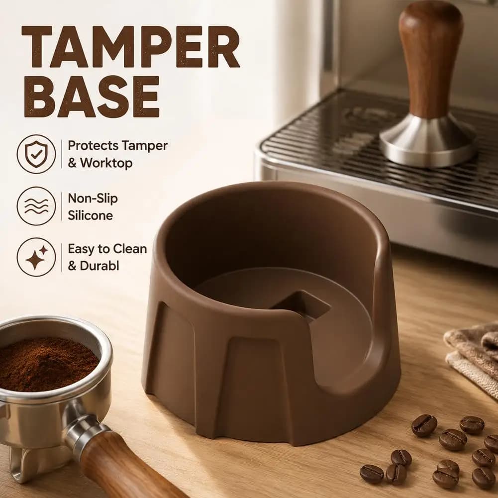 Portafilter Holder Compatible With Espresso Machine, Espresso Tamping Station for Luxe Cafe Maker Coffee Tool Tamping Station