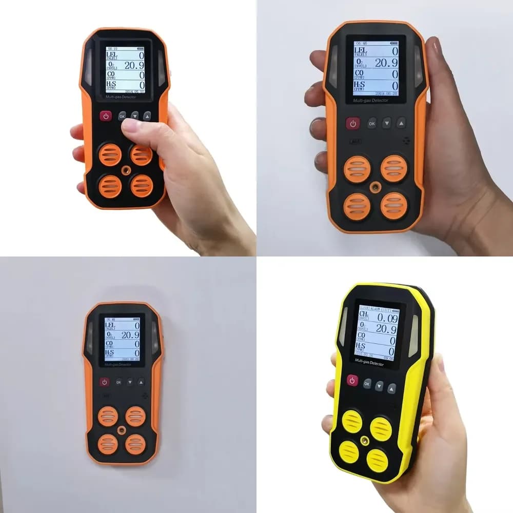 Portable Four-in-One Analyzers Combustible Sulfur Dioxide Carbon Monoxide Detector