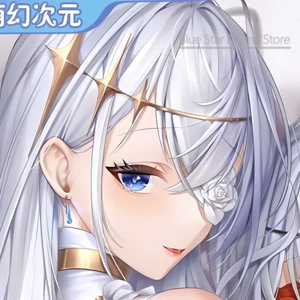 Azur Lane Emden Dakimakura Hing Body Case Otaku Pillow Cushion Bed Linings Xmas 2WAY