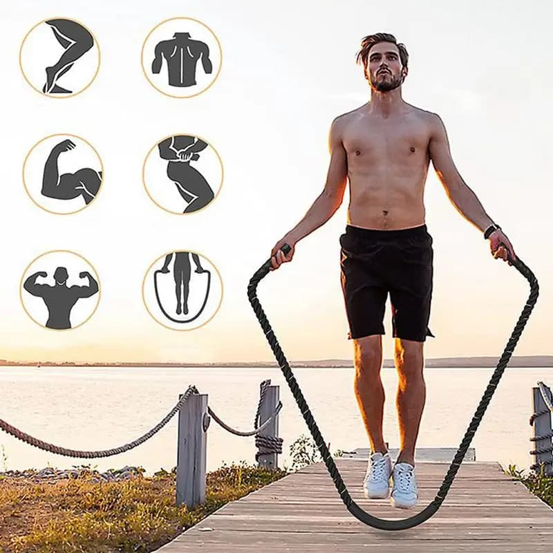 Heavy Duty Jumping Racing Strength Training Corda 0,98 Inch Jumping Body Model Jumprops for Women Man Portable Gym Training Equipment