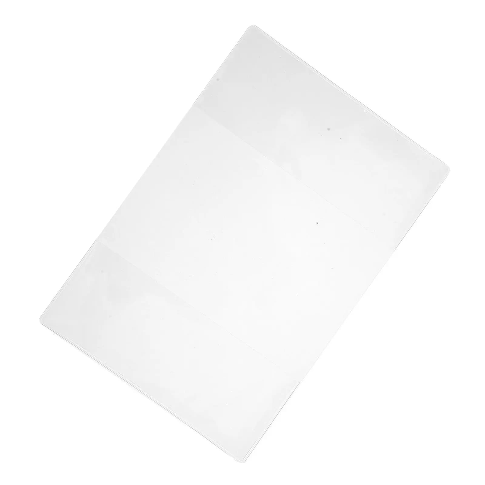 Copertina Trasparente in PVC A6, Protezione Robusta per Quaderni a Fogli Mobili, Diari, Scrapbook