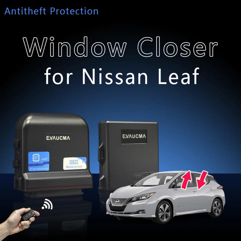 Sistemi di sollevatore per chiudipavimento elettrico per auto per Nissan Leaf Accessori per allarme per auto con sollevamento chiuso a quattro finestre