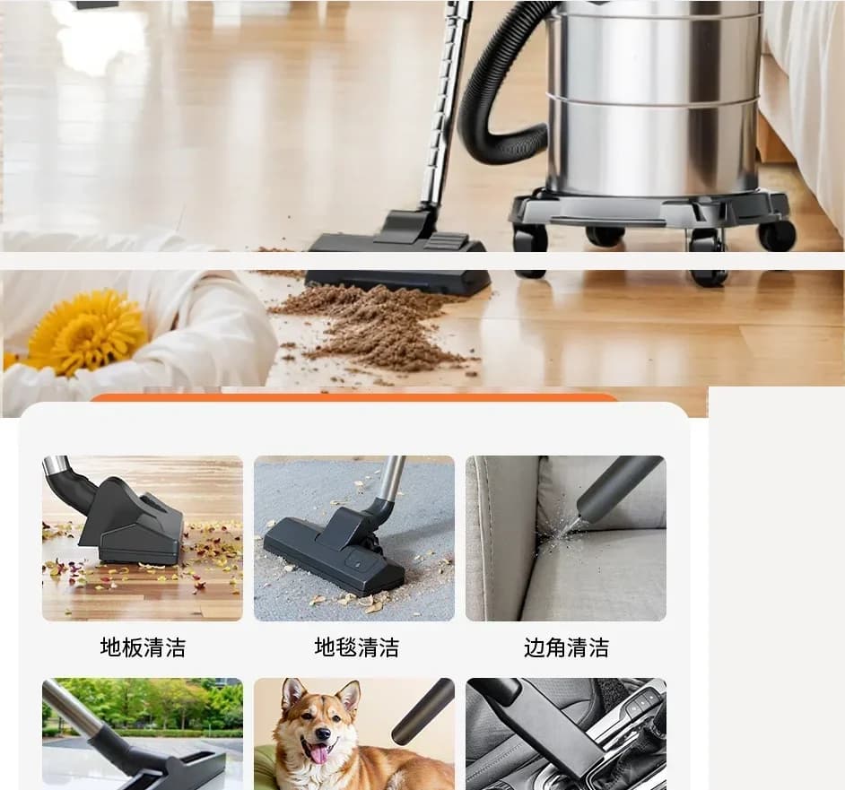 Aspirapolvere 220V per veicoli domestici ad alta aspirazione, decorazione forte e ad alta potenza, cucito, aspirapolvere industriale AF