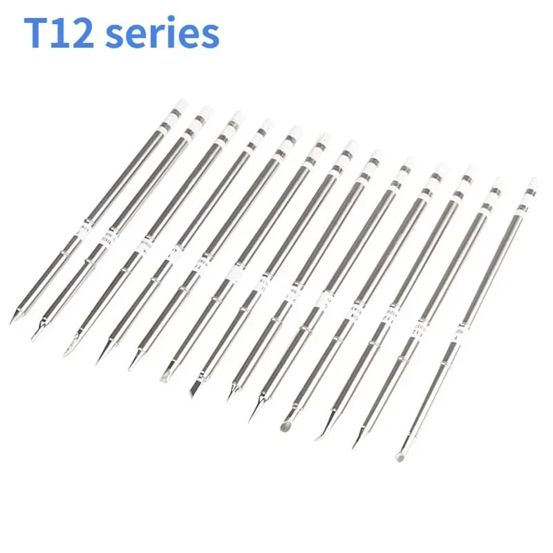 Punte per saldatore serie T12 per HAKKO T12-K B BC2 ILS JL02 KF Maniglia LED interruttore di vibrazione Regolatore di temperatura FX951 FX-952