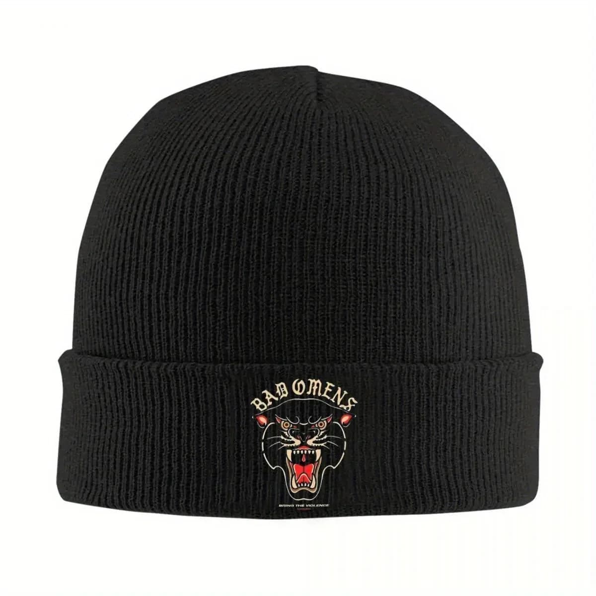 2026 Bad Omens New Knit Hat Beanies Winter Hat Warm Hip Hop core Hardcore Cap Men Women