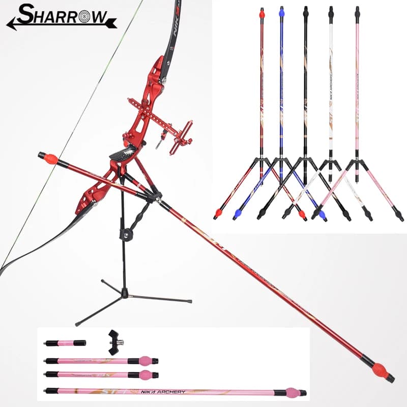 Stabilizzatore in carbonio per tiro con l'arco Balance Bar da 5/12/30 pollici V Bar 35 ° Ammortizzatore da caccia con bersaglio da tiro con arco ricurvo composto