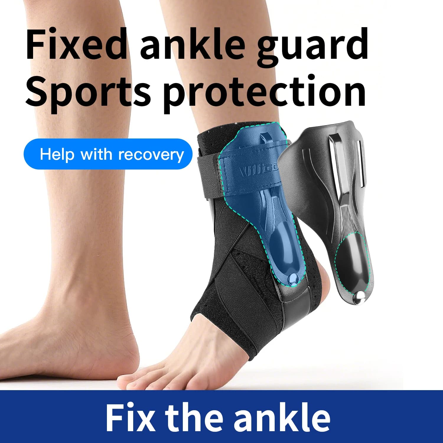 Ankle joint support with side stabilizer, suitable for male and female ankle joint splint stabilizer for restorative tendinitis
