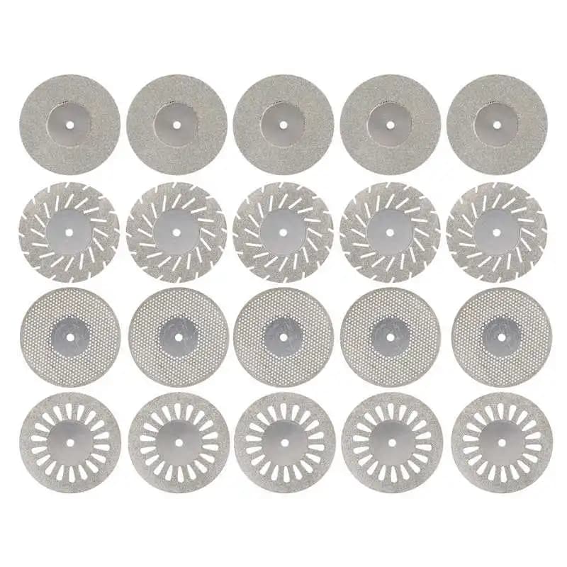 5 pcs/set Dental Ultra-thin Double Face Sand Porcelain Diamond Double Side Dental Diamond Dentist Cutting Polishing Tools