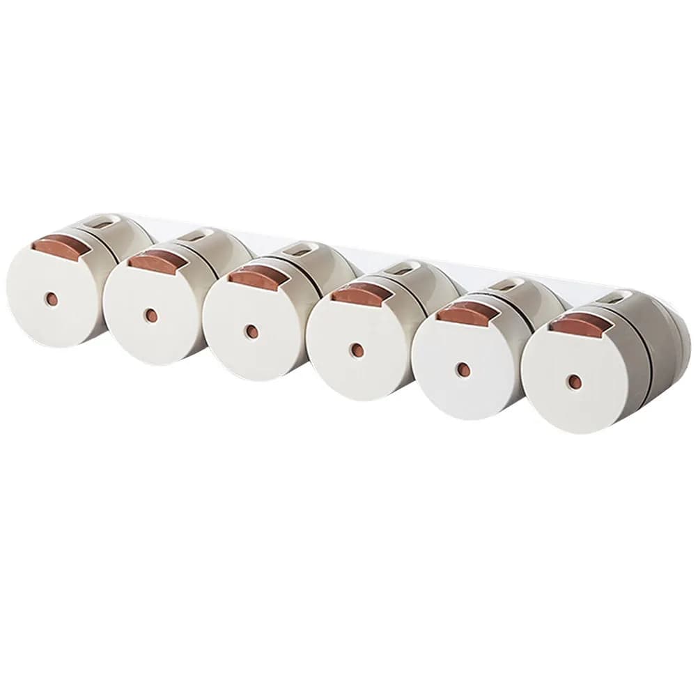 Set di Barattoli Magnetici per Spezie, Organizzatore da Parete per Frigorifero, Contenitore per Condimenti, Accessori Essenziali da Cucina, Scatola per Condimenti per Casa e Barbecue