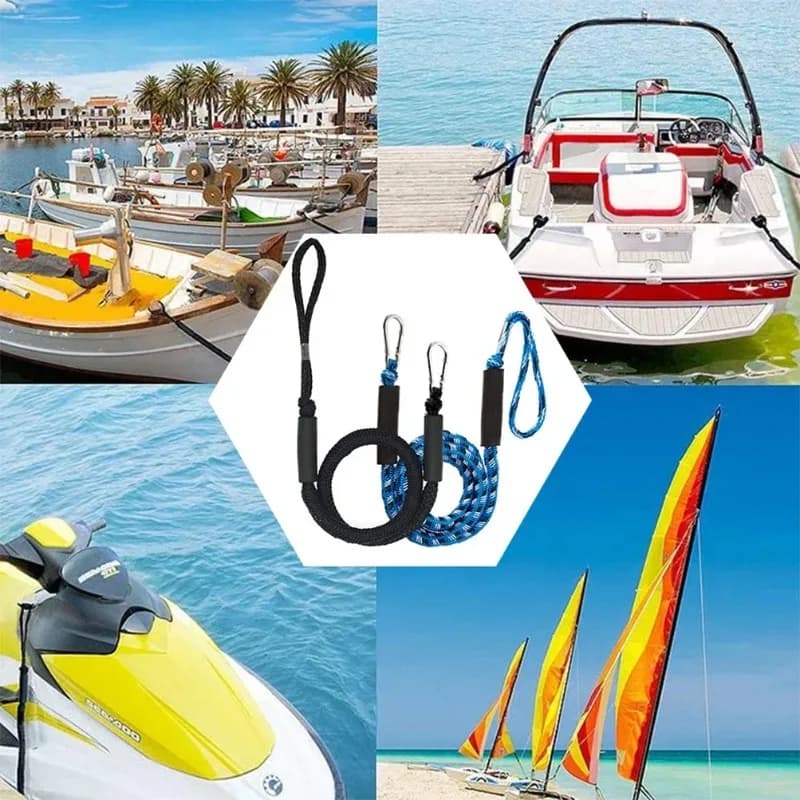 1 cavo marino per kayak, sci a reazione, sci a reazione, barche pontone, canoe, corda di ormeggio accessori accessori per barche marine