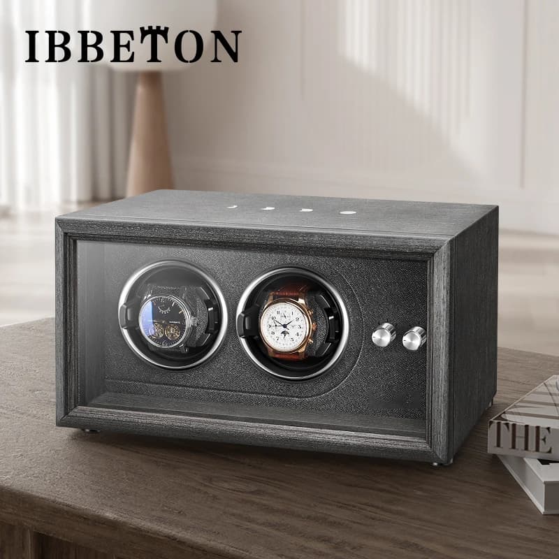 IBBETON watch home pendulum watch orologio automatico con rotazione del pendolo rotazione automatica del pendolo luogo scatola di immagazzinaggio della catena