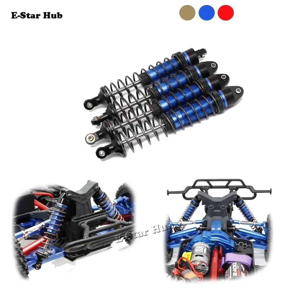 Ammortizzatori anteriori e posteriori in metallo per Arrma 1/10 Granite Senton Big Rock Vorteks Typhon Kit parti di aggiornamento RC Car