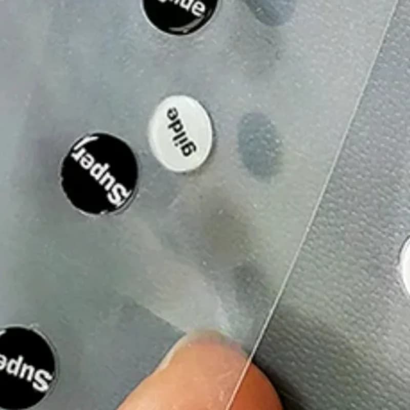 1 confezione di pattini per mouse in vetro adesivi per piedini per mouse con punti universali fai da te per tappetino antiscivolo per mouse da gioco