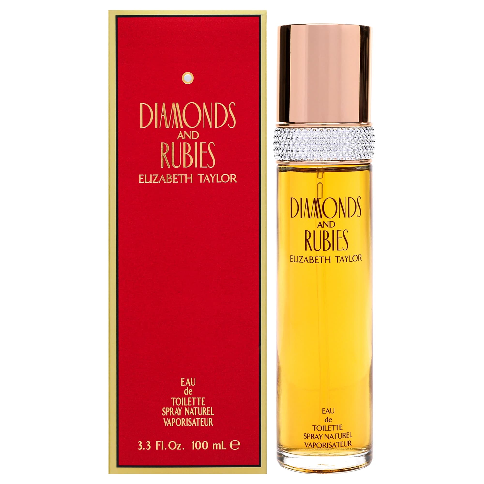 Elizabeth Taylor diamonds and rubies for woman - 3.3 ounces EDT spray